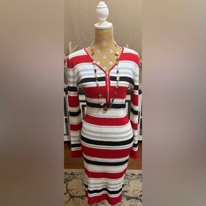 No Boundaries Long Sleeve Midi Dress LIKE NEW